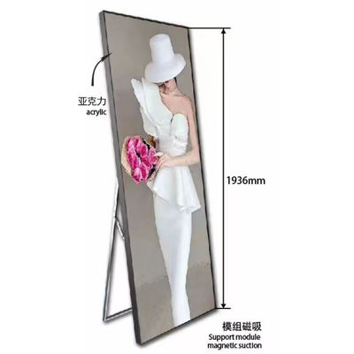 P2.5 960*1920 LED Panel Screen Indoor 3840hz Fusione a stampa in alluminio