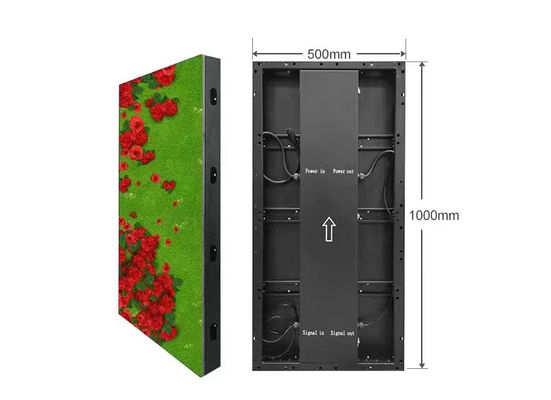 IP68 LED Floor Screen Tile LED Ground Screen P3.91 500x1000mm 1920hz Pressione di 2 t