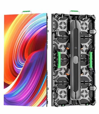 3840hz Ecran LED esterno Curve Linking P2.976 500*1000 Curve Lock Manutenzione frontale magnetica