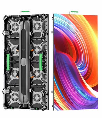 P3.91 Esterno 500*1000 schermo a LED Curva di collegamento Curva di blocco Magnetico di manutenzione frontale 3840Hz 220v 110v