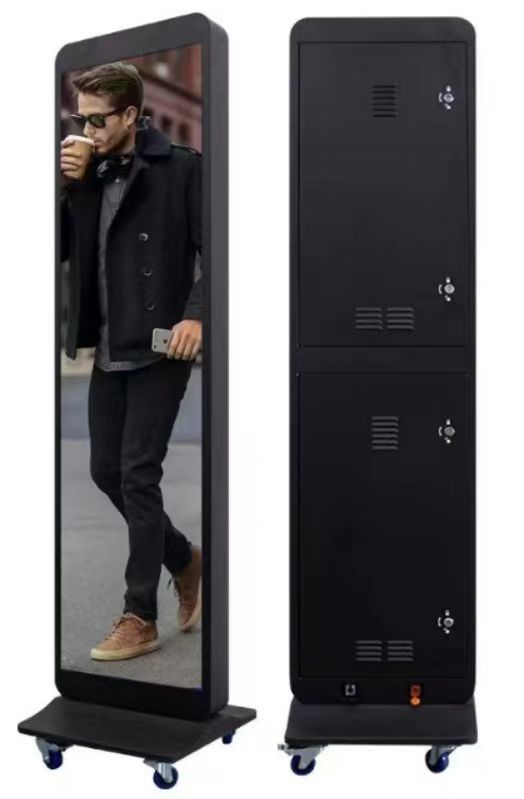 P2.5 Armadio in ferro LED Poster Screen Intelligent LED Display 640*1600 3840hz Indoor